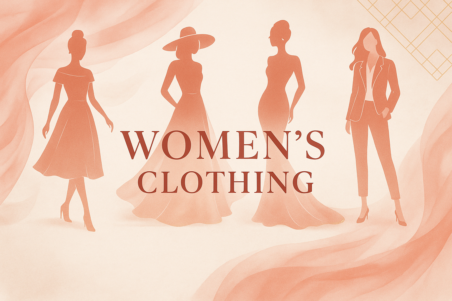 crea una imagen para un banner de mi pagina de internet de mi tienda de ropa para mujeres con colores basados en la psicologia del color para atracción de leads