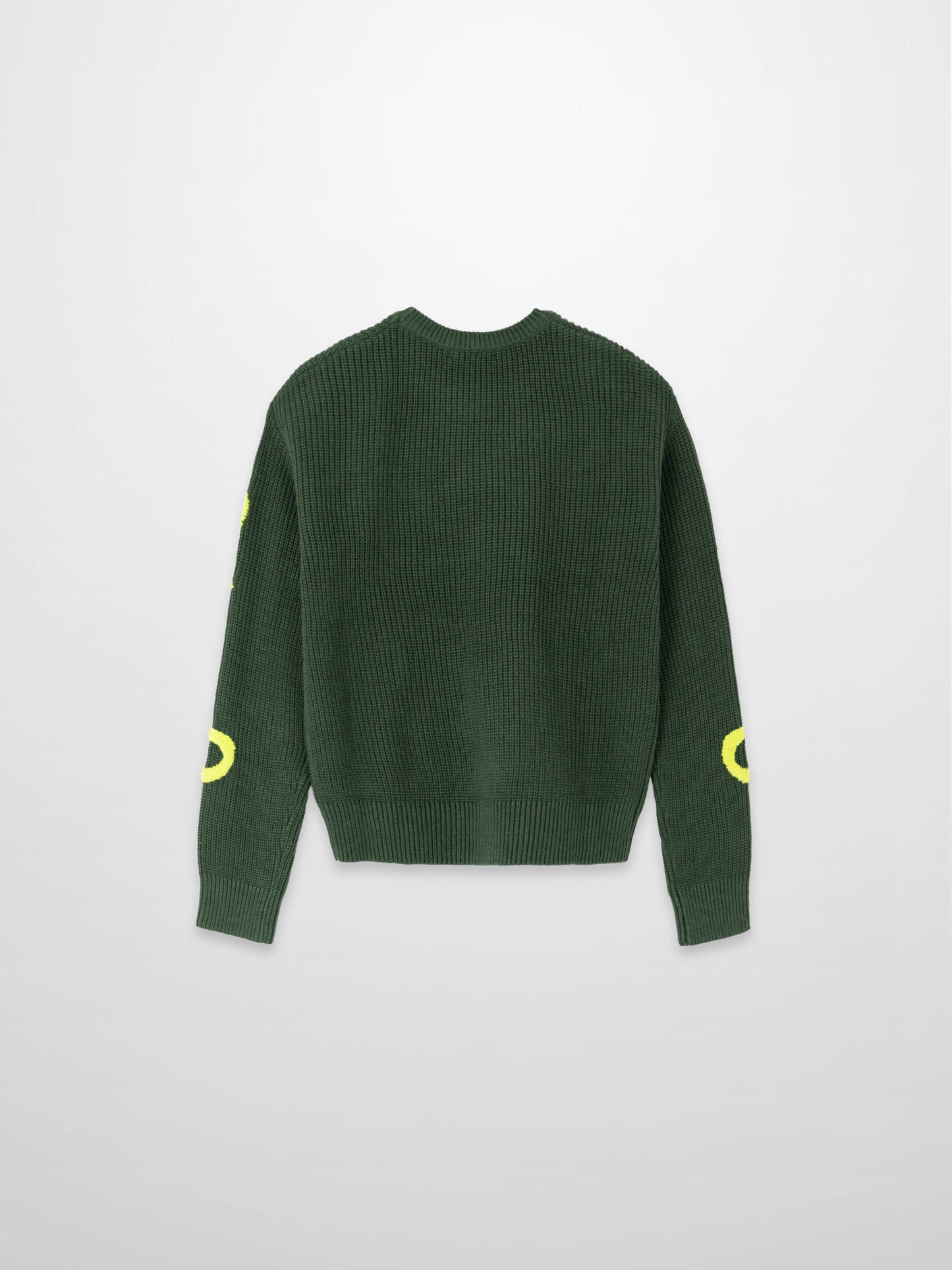 Bow Ribbon Sweater-Green/Lime-1